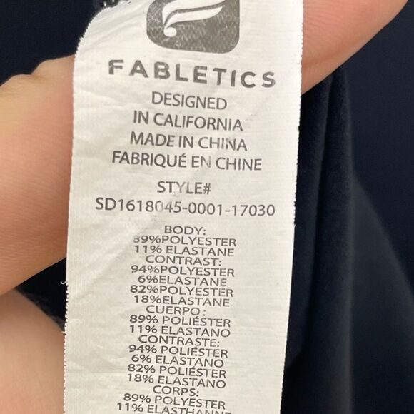 Fabletics Black Mesh Dress Sarah Mini Dress Size Small - Picture 10 of 11